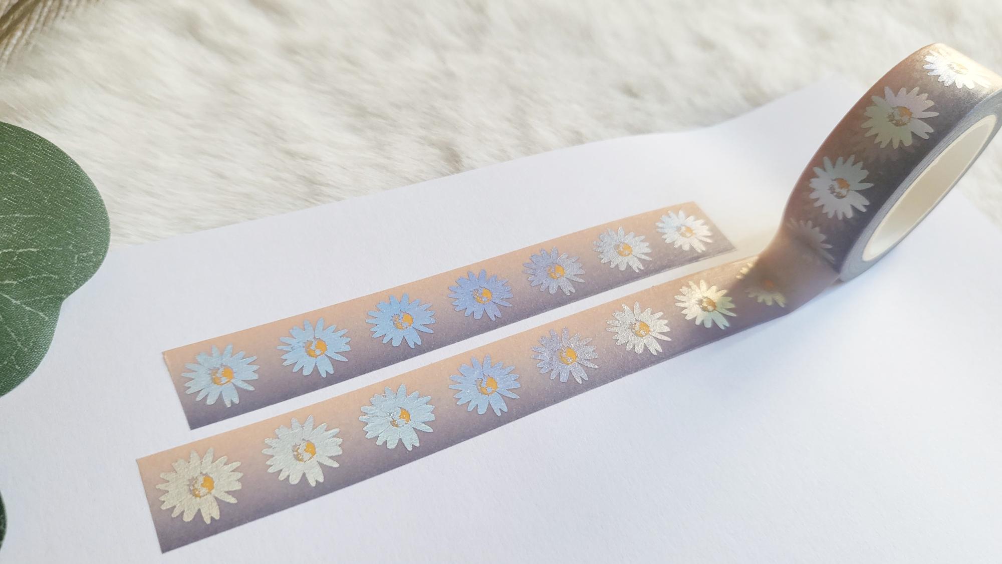 Washi Tape Gänseblümchen